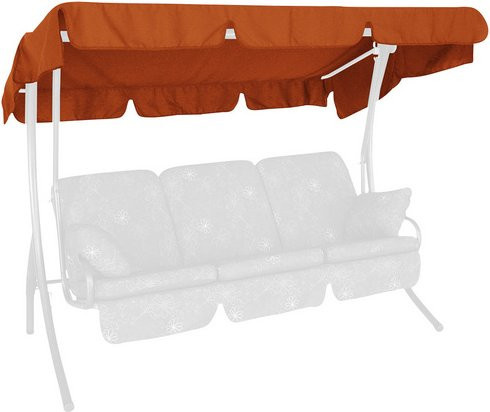 Sonnendach von ANGERER FREIZEITMÖBEL in Orange aus Acrylfasern, Breite: 210 cm, Tiefe: 145 cm - Bild 1