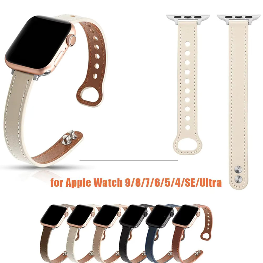 JBAILI Uhrenarmband Leder, Unisex - Bild 5