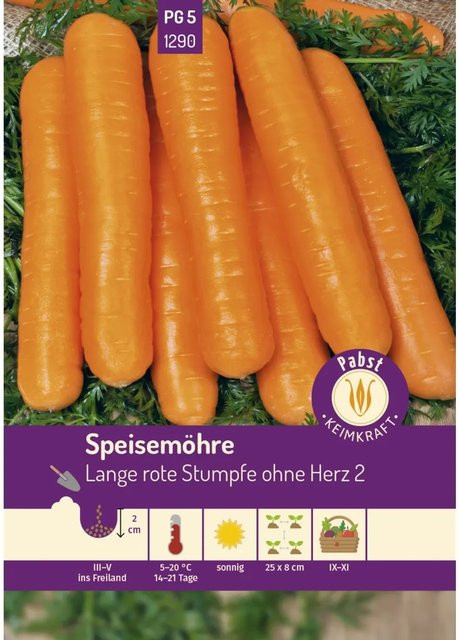 Pabst Keimkraft Speisemöhre Spät & Lang Saatgut, 800 g - Bild 1