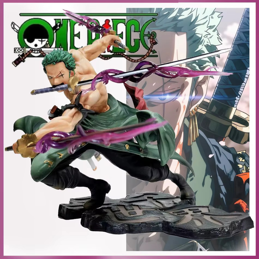 Bandai One Piece Luffy Roronoa Zoro Actionfigur, Einzelfigur, Kunststoff, Bunt / Mehrfarbig - Bild 1