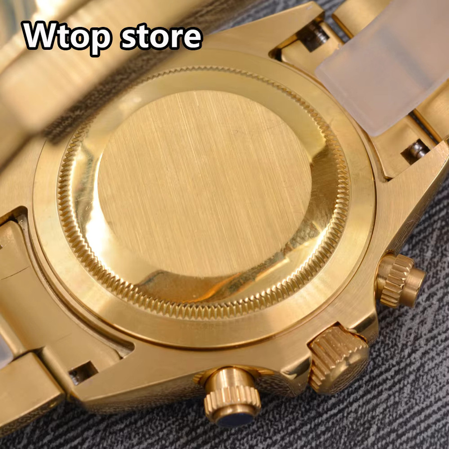 wtop Uhrengehäuse Edelstahl, Bicolor, 39 mm, Saphirglas, Quarzwerk - Bild 2