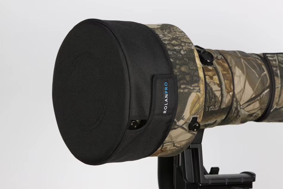 ROLANPRO SLR-Objektivdeckel für Sony E-Mount, Kurze Teleobjektiv-Gegenlichtblende, Schwarz - Bild 1