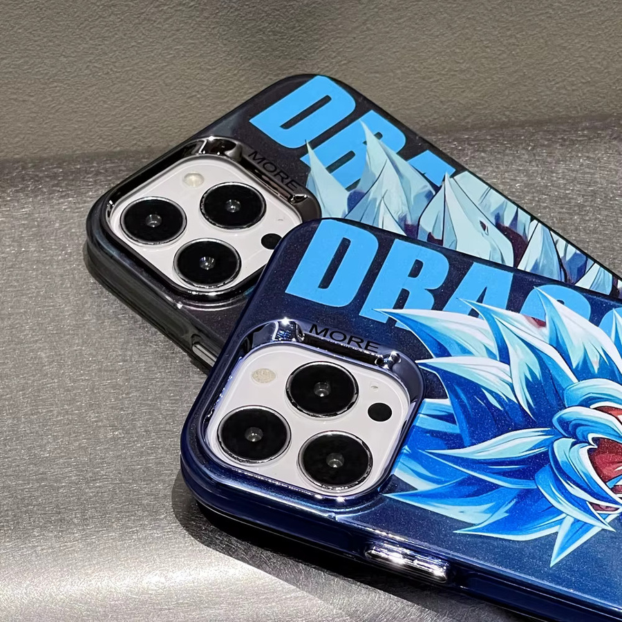 Bandai Dragon Ball Son Goku Saiyan Handyhülle für iPhone 17 16 15 14 13 Pro Max, Stoßfeste Hartschale, Multicolor - Bild 5