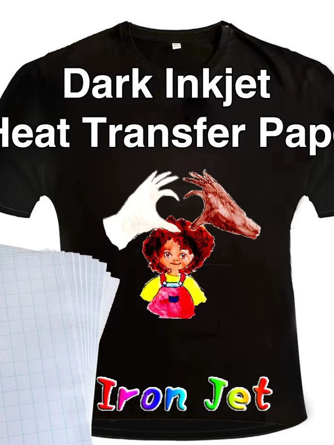 Inkjet Sublimationspapier für dunkle Stoffe A4 zum Transfer von T-Shirts und DIY-Projekten - Bild 5