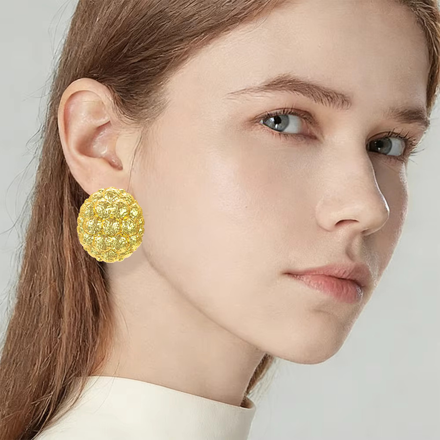 YTJX Drop-Ohrringe, 18 Karat Goldfarben, Damen - Bild 2