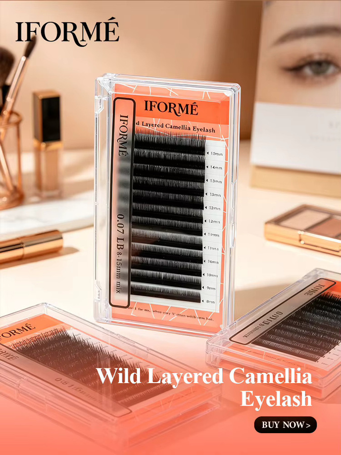IFORME Kamelien-Wimpern, Black, Unisex - Bild 5