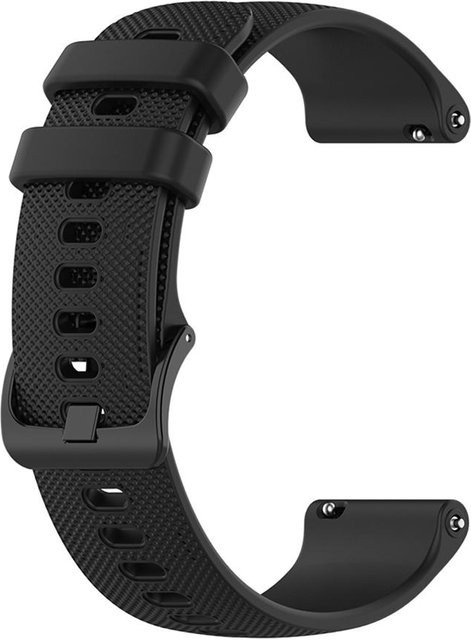 MY-CASE Uhrenarmband Silikon, Schwarz, Unisex - Bild 1