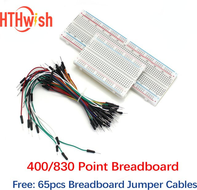 Dupont Wire Kit mit 65 Jumper Wire für 400/830 Point Breadboards und Test PCB Boards - Bild 1