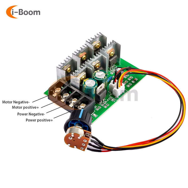 Aideepen PWM Motor Geschwindigkeit Controller DC 9-55V 40A 2000W Hochleistungs Motorregler für Pumpen und Motoren - Bild 2