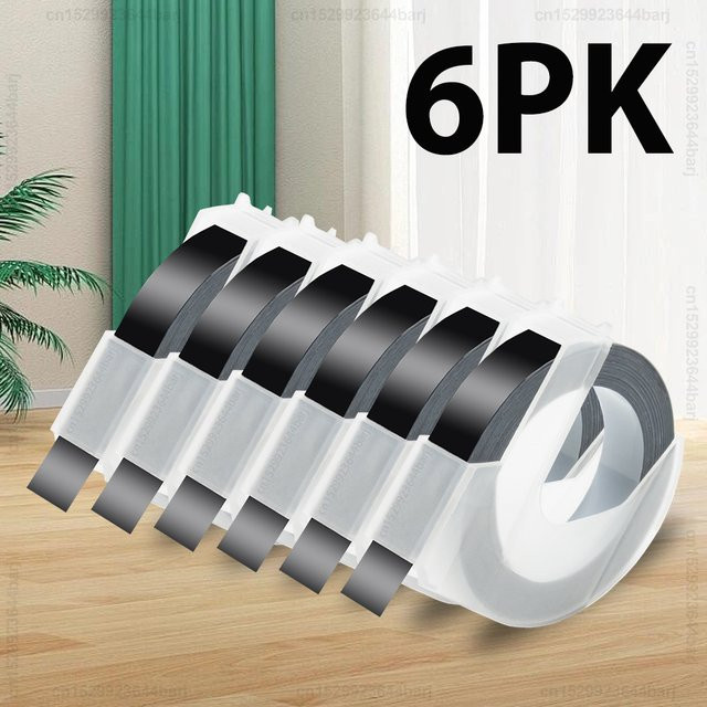 Kompatibles Dymo 3D Etikettenband Set in Multicolor, Breite: 9 mm, passend für DYMO 12965, 1610, Motex E-101 und B90 Etikettendrucker - Bild 1
