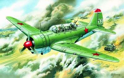 ICM Sukhoi Su-2, WWII Soviet Light Bomber, Modellbau, 1:72 - Bild 1