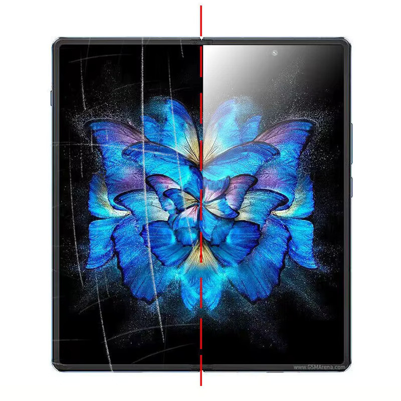 Privatsphäre-Schutzfolie aus weichem Hydrogel für Honor Magic V VS 2, transparent - Bild 4