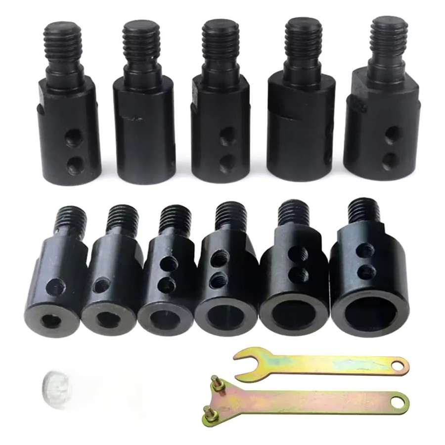 DAYFULI Sägeblatt Adapter Set in Schwarz für Schleifen, Polieren und Bohren mit M10 Wellenadapter und Pleuelhülsen-Kupplung - Bild 6