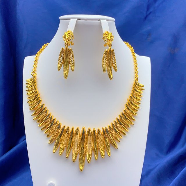 ANIID Schmuck-Set Halskette, Ohrringe, Gold, Damen - Bild 1