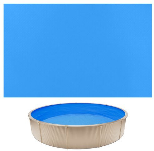 VEVOR Pool Liner für Rundpools, UniBead Swimming Pool Liner aus Premium Vinyl, Blau, Durchmesser: 350,5 cm, Wandhöhe: 120 cm - Bild 1