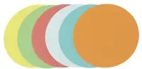 Soennecken Moderationskarte Kreis in Multicolor, Papier, B/H: 13,0 x 25,0 cm - Bild 1