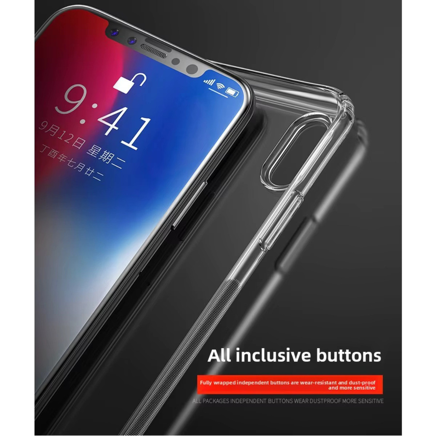 Ultradünne transparente Silikon-Handyhülle von szHAIyu für iPhone Modelle - Bild 4