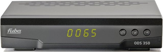 Fuba ODS 350 HDTV Sat-Receiver in Schwarz mit DVB-S/S2 und LED-Anzeige - Bild 2