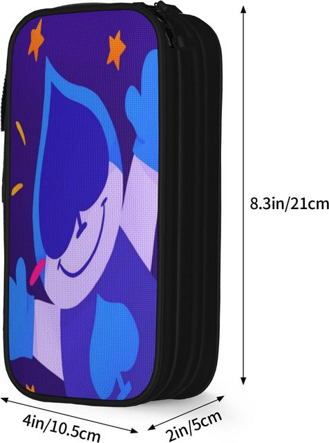 Lancer Face Federmäppchen mit großer Kapazität in Multicolour für Unisex - Bild 1