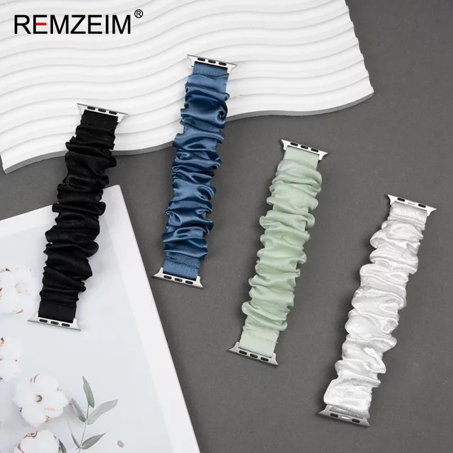 REMZEIM Uhrenarmband Scrunchie, Textil, Damen - Bild 1