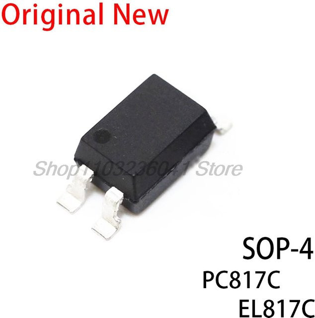 10 Stück PC817C Optokoppler DIP-4 und SOP-4 in Schwarz von Ydlzmsjiah - Bild 1