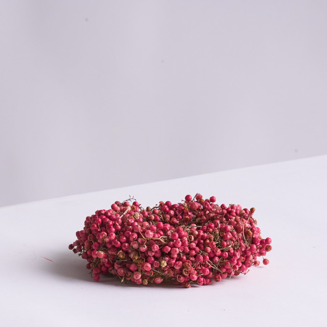 Pfefferbeerenkranz von BLUME2000 in Rot für den Tisch, weihnachtlich, Durchmesser: 15,0 cm, Höhe: 4,5 cm - Bild 1
