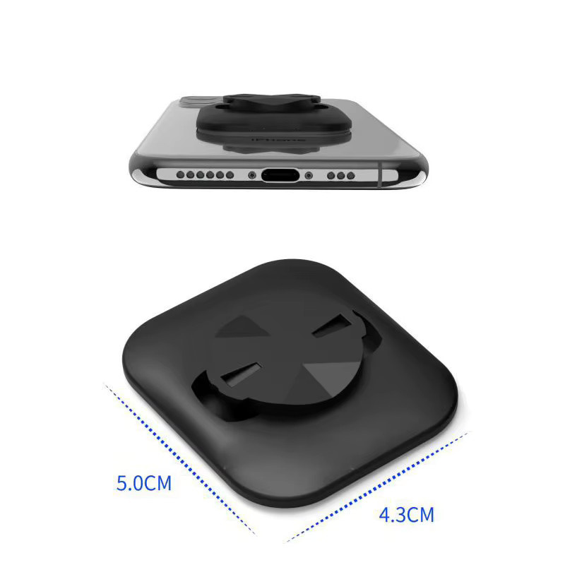Universal Garmin Fahrrad-Handyhalterung mit 3M Klebestreifen und GPS-Adapter in Schwarz - Bild 3