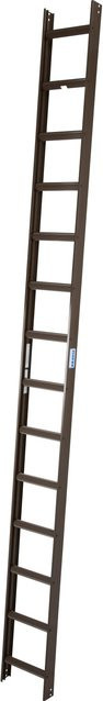 Krause Kaminkehrer-Leiter mit 14 Sprossen in Braun, B/T/H: 35 x 9 x 395 cm - Bild 1