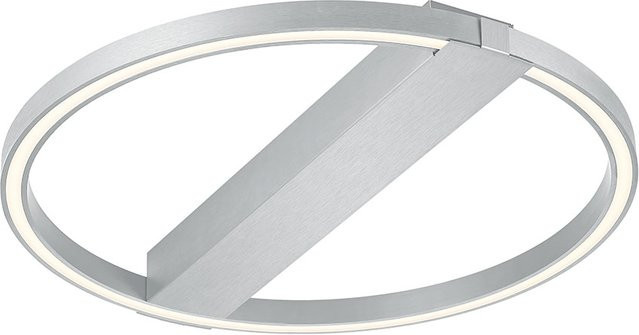 Bankamp Line 7799 LED-Deckenleuchte in Silber, moderne Up-Down-Beleuchtung mit dim2warm Funktion und Casambi-Steuerung - Bild 1