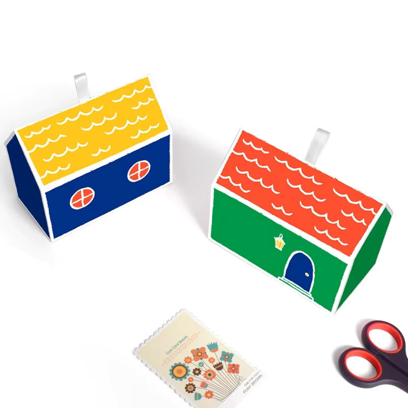 12 Stück minimalistische Geschenkboxen aus Papier in Multicolour für Anlässe wie Geburtstag oder Feiertage - Bild 2