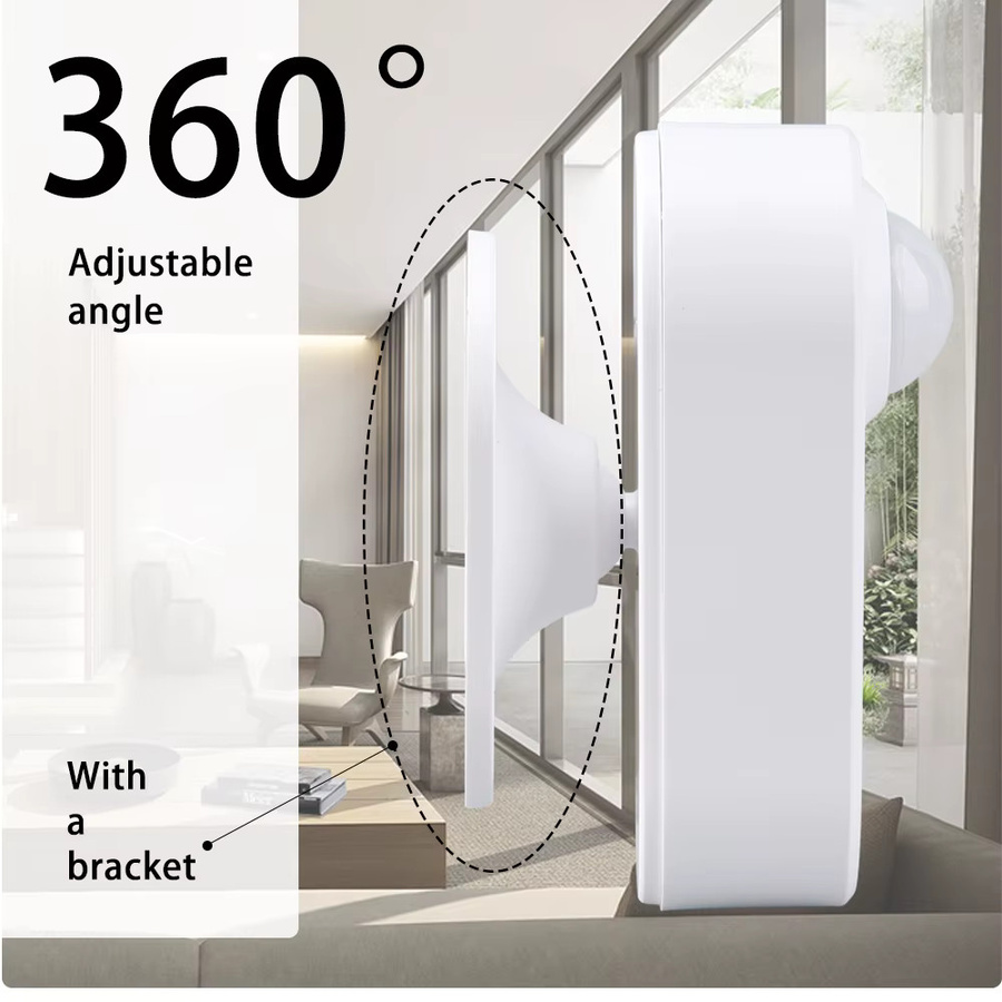 Tuya ZigBee Präsenzsensor mit 24GHz MmWave Radar Bewegungsmelder und Belegungssensor in Weiß für Tuya Smart Life Hausautomation, batteriebetrieben - Bild 3