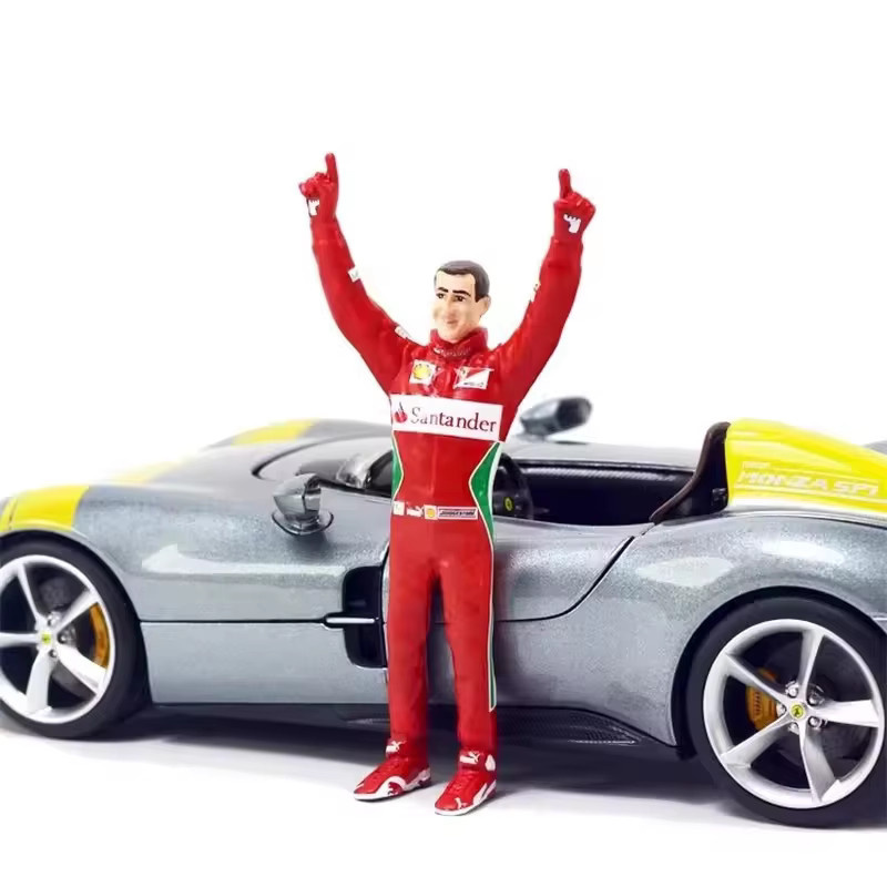 ART CROWN MODEL Rennwagen Racer Champion Action Figure, 1-teiliges Set, Maßstab 1:18, Harz - Bild 1