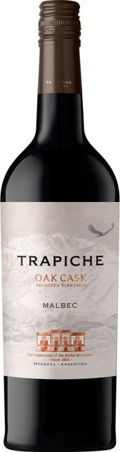 Trapiche Oak Cask Malbec, Rotwein, Mendoza, 2024, trocken, 0,75 l - Bild 1
