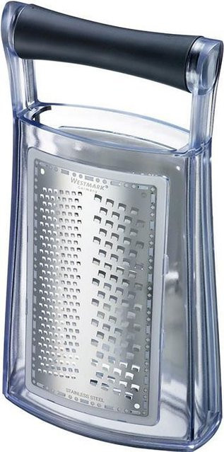 Westmark Trio Box Reibe Schwarz Transparent aus Kunststoff und Edelstahl B/T/H: 13,0 x 6,5 x 23,5 cm - Bild 1