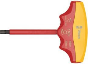 Wera 400 i VDE Hex Drehmomentschraubendreher mit Drehmomentindikator, Farbe: Rot, Größe: 4 mm, Drehmoment: 5,0 Nm - Bild 1