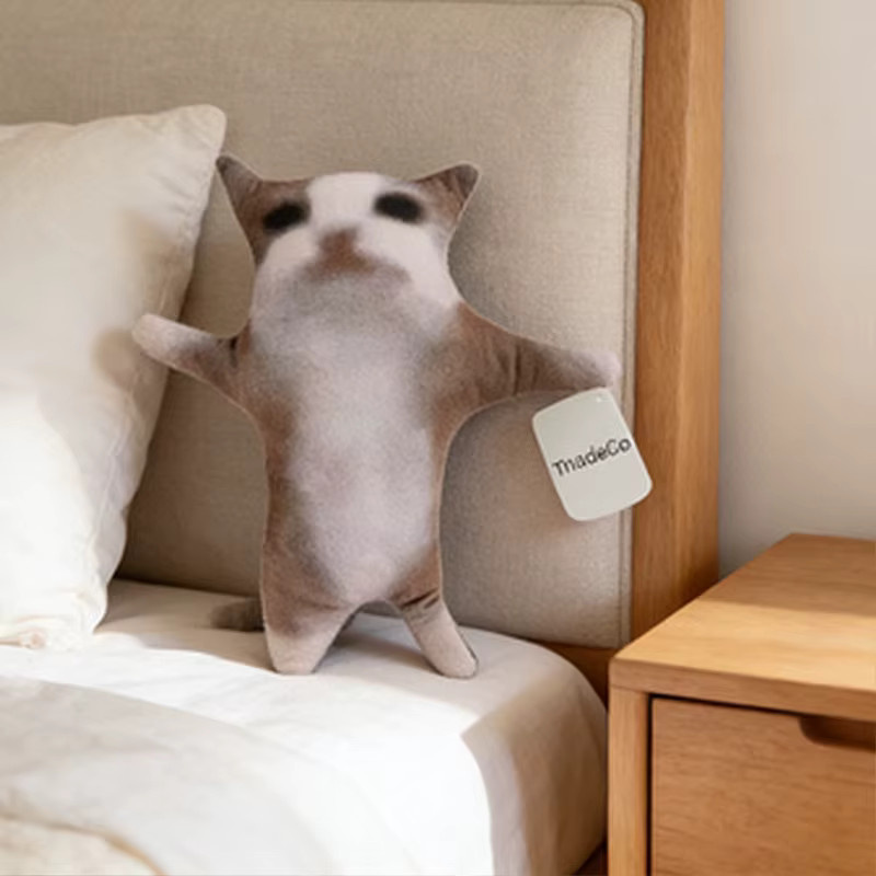 TinicooCat Glückliche Katze, Plüschtier, Stofftier - Bild 2