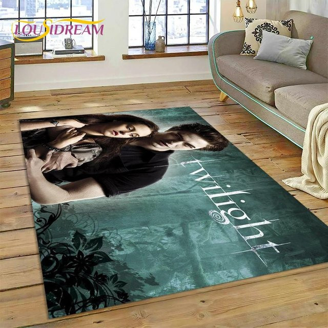 Karpetti 3D Teppich The Twilight Saga Edward Bella, blau, B/T: 60 x 40 cm - Bild 1