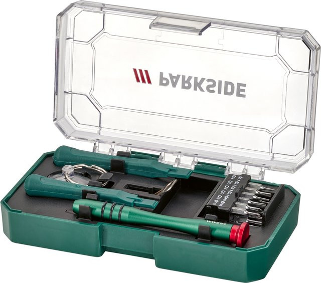Parkside Ratschen- und Präzisionsmesserset für Smartphone-Reparaturen aus Kunststoff - Bild 1