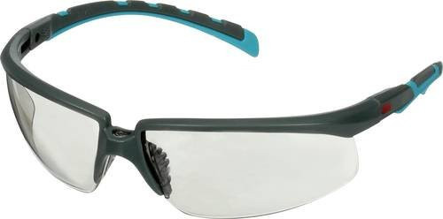 3M Schutzbrille S2007SGAF-BGR mit Antibeschlag-Schutz und getönten Gläsern, Türkis/Grau, EN 166 DIN 166 - Bild 1