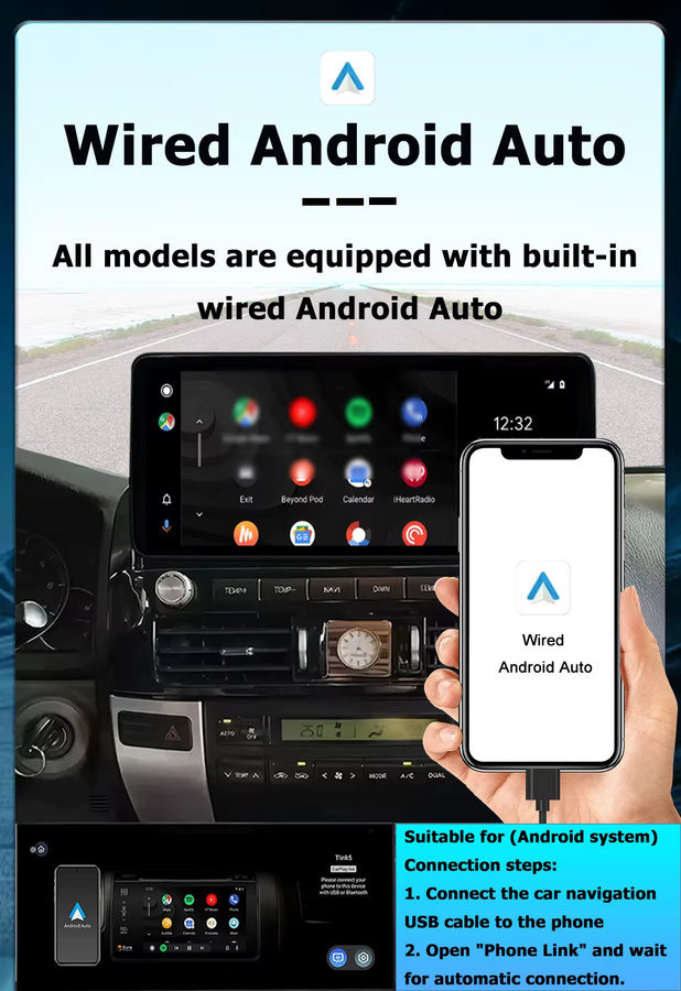 KJ-NAVI Android Multimedia Radio für Kia K3 2019-2022 mit 12,3 Zoll Display, CarPlay, GPS, Bluetooth und WIFI in Schwarz - Bild 6