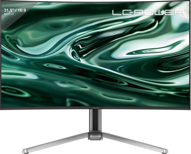LC Power LC-M32UCO Curved Gaming-Monitor QD-OLED 4K Ultra HD 80 cm (31,5 Zoll) Antireflex, Schwarz/Anthrazit - Bild 1