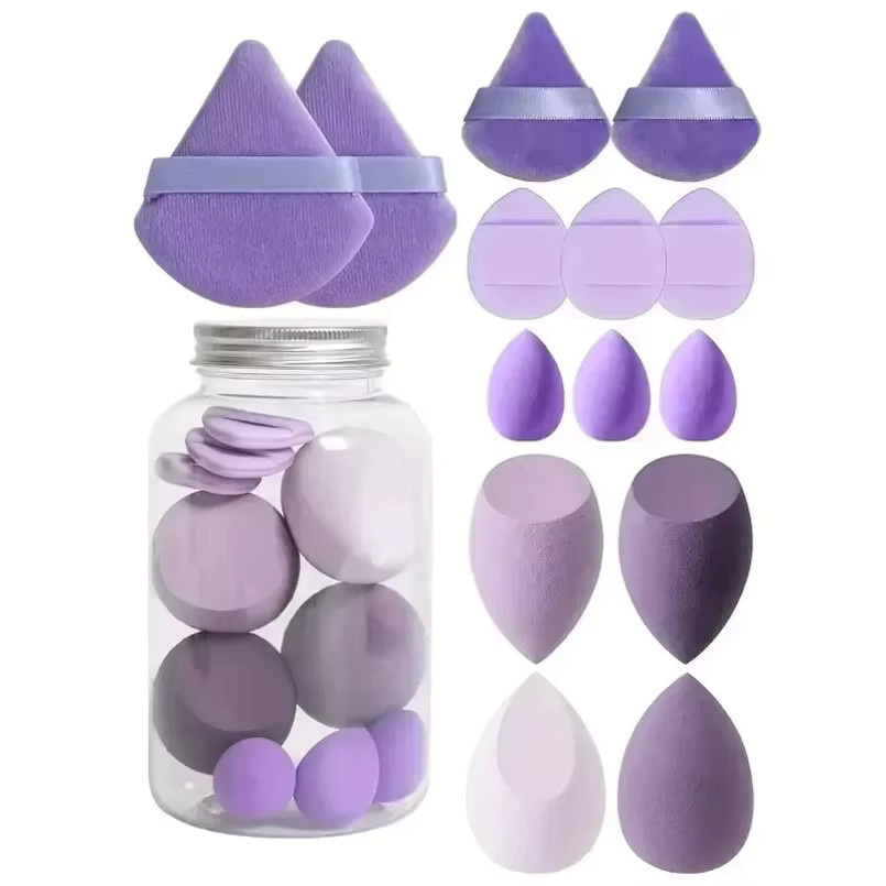 Make-up Schwämme Cosmetic Puffs, 12/14 Stück, Damen - Bild 3