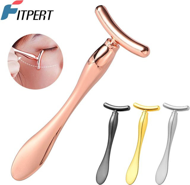FITPERT Augencreme Applikator Metall, Gesichtsmassagegerät, Damen - Bild 1