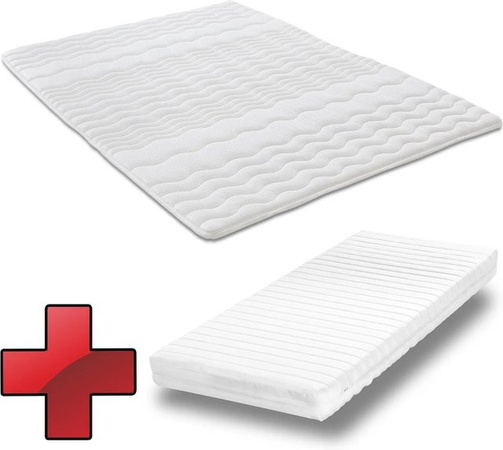 Matratzen Discount Matratze K16 Kaltschaummatratze mit Mikrofaser-Bezug in Weiß, B/T/H: 90 x 200 x 16 cm