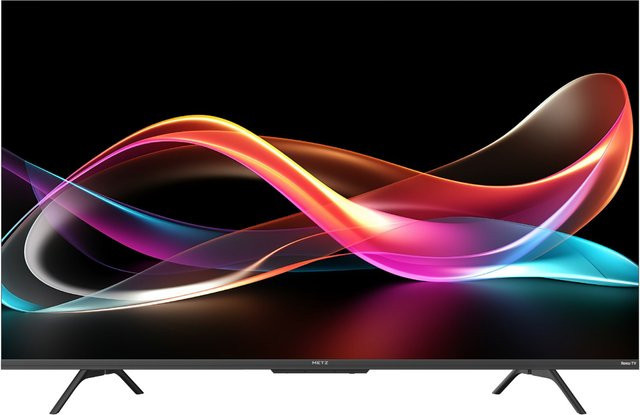 METZ 43MUF6001Z Roku Smart TV mit 4K Ultra HD, LED-Technik, 108 cm (43 Zoll), Schwarz/Blau - Bild 1