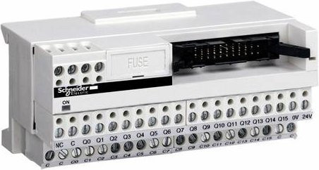 Schneider Electric ABE7H16C31 Leitungsverbinder in Weiß mit Schraubanschluss - Bild 1