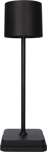 Wiederaufladbare LED Tischlampe aus Aluminium in Schwarz, dimmbar mit CCT-Funktion und IP54 Schutz - Bild 1