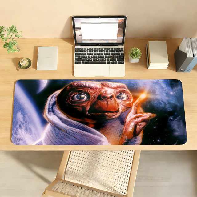 E-E.T The E-ExtraS T-Terrestrial Mauspad in Multicolour, rutschfeste Schreibtischunterlage aus Gummi für Gamer und Büro - Bild 1