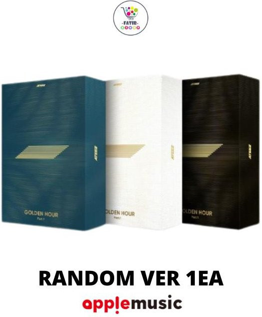 ATEEZ 10. Mini-Album GOLDEN HOUR Teil 1 mit POB APPLEMUSIC Random Ver. in Black - Bild 1