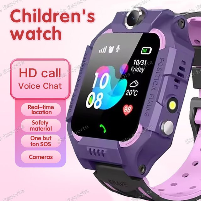 Ola Esporte Smartwatch, GPS, Kunststoff, Silikon, Purple, Kinder - Bild 1